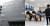 28일 부천오정물류단지 내 쿠팡 신선센터(왼쪽)와 이 물류센터에서 첫 확진자가 발생한 지난 23일 이 센터 식당에 칸막이가 설치돼 있지 않은 모습. 뉴스1·연합뉴스