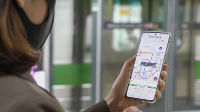 'T맵 대중교통' 앱, 지하철 혼잡도 미리 알려준다