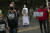 2일(현지시간) 워싱턴에서 경찰 폭력과 인종 차별을 규탄하는 시위가 열리고 있다. AP=연합뉴스
