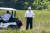 도널드 트럼프 미국 대통령이 지난달 23일 버지니아주 트럼프 내셔널 골프장에서 라운딩하고 있다. [EPA=연합뉴스]