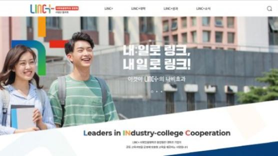 ‘산학협력 선도대학 육성’ LINC+ 사회맞춤형학과 중점형 홈페이지 개설
