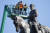미국 버지니아주 리치몬드시가 철거를 결정한 로버트 리 장군 동상. 하지만 부지 소유자의 반대로 일단 보류됐다. [AP=연합뉴스]