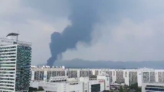 대전 대화동 산업단지 입주업체서 화재… 검은 연기 치솟아