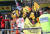 지난 2월 20일 광주 고등·지방검찰청 앞에서 윤석열 검찰총장의 방문을 환영하는 단체들이 집회를 하고 있다. [연합뉴스]