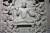 설법하는 부처님의 모습을 그린 고대 인도의 조각상. 법상에 앉은 부처님이 가부좌를 하고 있다. 백성호 기자 