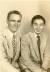 미국에서 학교를 다니던 시절의 김장환(오른쪽)과 칼 파워스 상사. 파워스는 가난한 탄광 노동자 집안에서 태어났으며, 한국전쟁 후에 대학을 졸업한 뒤 독신으로 지내며 교사 생활을 했다. [사진 극동방송]