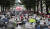 지난 24일 오후 대구 동구 더불어민주당 대구시당 앞에서 열린 '2020 대구노동자대회'에 참석한 3000여명의 민주노총 노조원들이 동대구로를 가득 메우고 있다. 뉴스1