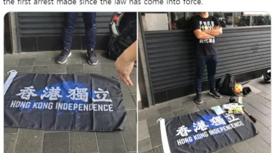 보안법 통과 하루도 안 돼…'홍콩 독립' 외친 시민 잇따라 체포 