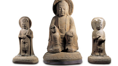 ‘4등신 애기부처’ 경주 남산 석조미륵삼존상 보물 된다