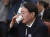 윤석열 검찰총장이 2019년 후보자 청문회에서 물을 마시고 있다. 임현동 기자
