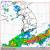  6일 오후 강수예측. 제주도와 남해안에는 장마전선으로 인한 비가 내린다. 자료 기상청