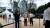 11일 오전 서울시청 앞 광장에 마련된 고(故) 박원순 시장의 분향소 앞에서 조문객이 발열 체크를 받고 있다. 윤상언 기자