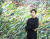 서울 정동 헬리오 아트 갤러리에서 허보리 작가가 'Green Waltz'작품 앞에 서 있다. 권혁재 사진전문기자 