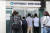 15일 서울 강남구 옵티머스자산운용사 앞에서 취재진이 취재를 하고 있다. [뉴스1]