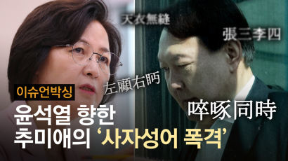 추미애 분노 담긴 '네글자' 폭탄…윤석열에 7번 퍼부었다