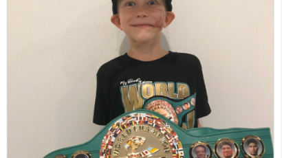 맹견 맞서 동생 구한 6살 소년, WBC '챔피언' 됐다