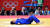 왕기춘이 2012년 7월 30일 런던 엑셀 노스아레나 경기장에서 열린 남자유도 73kg급 동메달 결정전에서 패하자 바닥에 드러누워 있다. 중앙포토