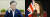 문재인 대통령(왼쪽)이 28일 오후 청와대 여민관에서 저신다 아던 뉴질랜드 총리(오른쪽)와 전화 통화하고 있다. 뉴스1·연합뉴스