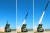2017년 북한이 시험발사한 신형 지대함 순항미사일. 사진은 무한궤도형 이동식 발사대에서 발사되는 순항미사일의 모습.[중앙포토]
