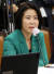 미래통합당 김미애 의원이 지난달 15일 국회에서 열린 보건복지위원회 전체회의에서 발언하고 있다. 연합뉴스