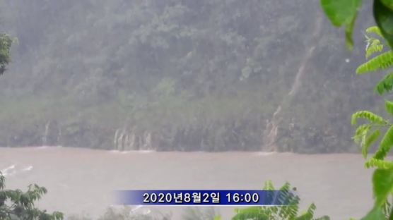 [영상]군남댐 수문 아래서 '물고기 사냥' 분주한 민물가마우지