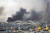 4일 레바논 베이루트 항구에서 거대한 폭발이 발생했다. 폭발 이후 폐허가 된 사고 현장 주변. AP=연합뉴스