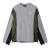 흔한 디자인의 회색 스웨트셔츠에 아노락 점퍼와 정장 재킷 소매가 더해져 독특한 디자인의 상의가 만들어졌다. 사진 래코드