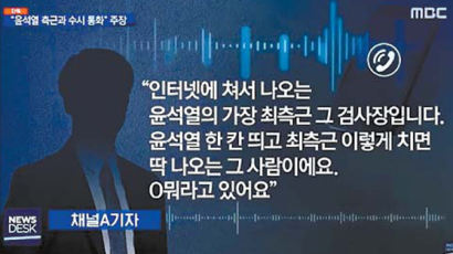 “고위 인사, MBC 뉴스 직전 한동훈 보도 나갈 거라 전화”