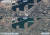 러시아 위성이 촬영한 베이루트 항구의 폭잘 전(위 사진)과 촉발 뒤(아래 사진)의 비교. 폭발로 수많은 건물과 시설이 사라진 모습을 확인할 수 있다. 타스=연합뉴스 