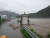 지난 8일 오후 용담댐 바로 아랫마을인 전북 진안군 용담면 감동마을이 침수 위기에 놓였다. 연합뉴스