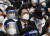 최대집 대한의사협회장이 7일 서울 영등포구 여의대로에서 의과대학 정원 확대 방안에 반대하며 집단휴진에 들어간 전공의들의 단체행동 집회에 참석해 있다. 뉴스1