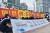 지난달 2일 해운대해수욕장에서 열린 생활속 거리 두기 캠페인. [사진 부산시]