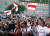 15일 벨라루스 민스크에서 열린 반정부 집회 모습. 로이터=연합뉴스