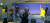 16일 오후 수원중앙침례교회에서 인도자가 전신 가림막 앞에서 성가를 부르고 있다. [수원중앙침례교회 제공]