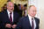 알렉산드르 루카셴코 대통령(왼쪽)과 블라디미르 푸틴 러시아 대통령. AFP=연합뉴스