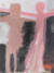 메간 루니, The Miinglers, 2019, acrylic, pastel, oil on canvas, 200x150cm. [리안갤러리 대구]