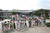 지난 2005년 8월15일 문을 연 국립고궁박물관의 개관 전시회 '백자 달항아리'를 보기 위해 길게 줄 선 관람객들. [사진 국립고궁박물관]