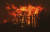 캘리포니아주 산타크루스에서 발생한 산불로 한 주택이 화염에 휩싸이고 있다. [AP=연합뉴스］