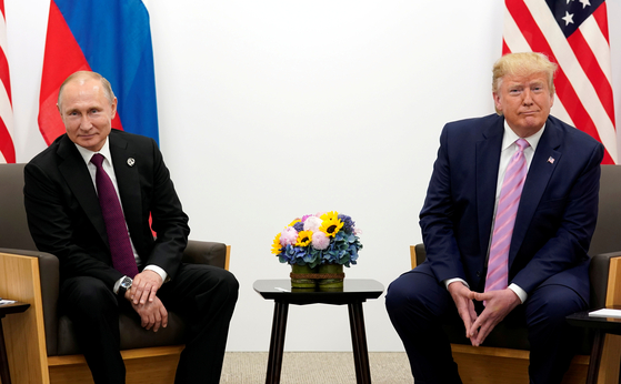  푸틴 러시아 대통령(왼쪽)과 도널드 트럼프 미국 대통령 ⓒ로이터