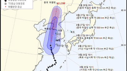 '공포의 태풍' 바비 상륙지점, 한국과 미·일 예상 엇갈렸다