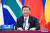 시진핑 중국 국가주석이 지난 6월 17일 ‘중국-아프리카 단결방역 특별 정상회의’에 참석해 ‘단결방역 위기극복’을 주제로 기조연설을 하고 있다. [중국 신화망 캡처]