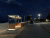 주문진 향호 해변 앞에 있는 일명 '방탄 정류장'. 올여름 야간 조명과 스피커를 새로 설치했다. [사진 강릉시]