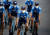스페인 소속 사이클 선수들이 오는 29일부터 프랑스 남부 니스에서 시작되는 세계적인 도로 사이클 대회 '투르 드 프랑스'를 위해 훈련하고 있다. [EPA=연합뉴스]