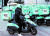 5일 서울 강남구 배민라이더스 남부센터에서 한 직원이 오토바이를 타고 배달에 나서고 있다. [뉴스1]
