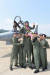2015년 6월 23일 김 전 총장은 원주 공군기지에서 40년 만에 조종복 입고 최초의 국산 전투기 FA-50에 탑승해 기념 비행을 가졌다. 제8전투비행단 103전투비행대대 조종사들이 무등을 태워 100회 출격 당시 축하받는 모습을 재현하고 있다. [공군]