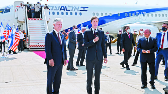 이스라엘 국적기 첫 UAE 비행…쿠슈너·오브라이언 탑승