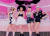 지난달 28일 미국 배우 겸 가수 셀레나 고메즈와 함께 부른 신곡 ‘아이스크림’을 공개한 블랙핑크. [사진 YG엔터테인먼트]