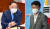 홍남기 경제부총리(왼쪽)과 진성준 더불어민주당 의원. 뉴스1