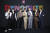 방탄소년단 빌보드 ‘핫 100’ 1위 기념으로 2일 온라인으로 열린 글로벌 미디어데이. [사진 빅히트엔터테인먼트]