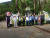 지난달 28일 한민족역사현창회 소속 회원들이 국치일 추념식을 열고 기념사진을 찍고 있다. [사진 한민족역사현창회]